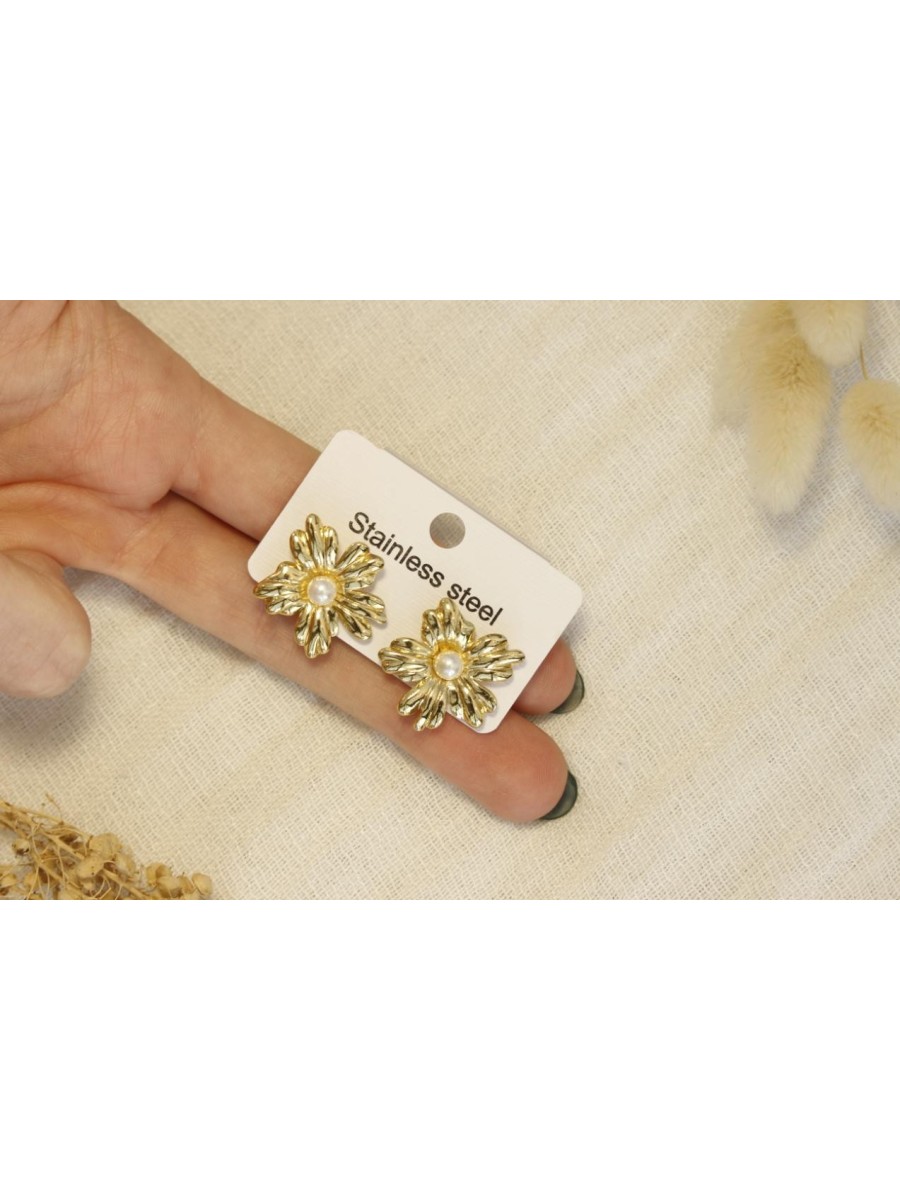 Aros Hoja Metálica Acero Dorado SK624-OR