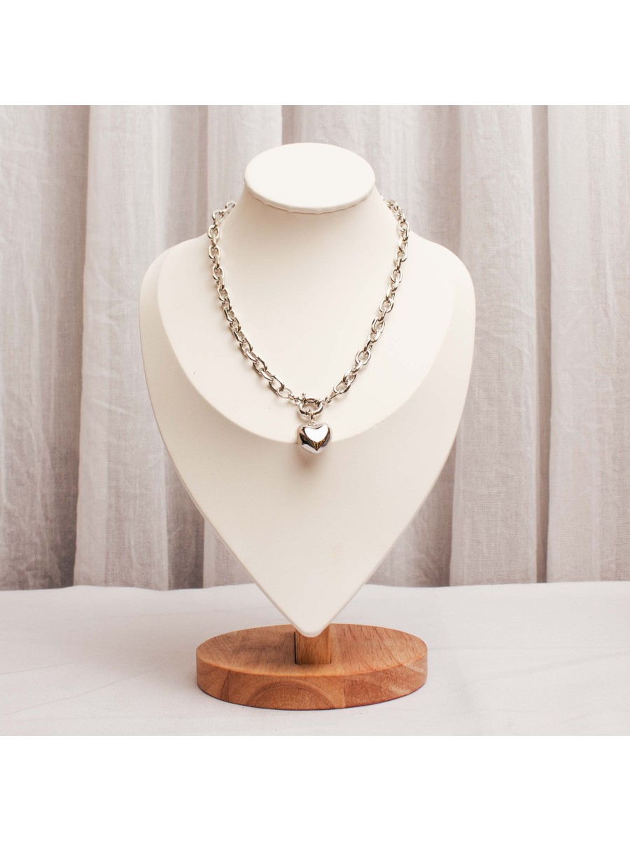 Collar Bronce Plateado SK677-BAC-47CM