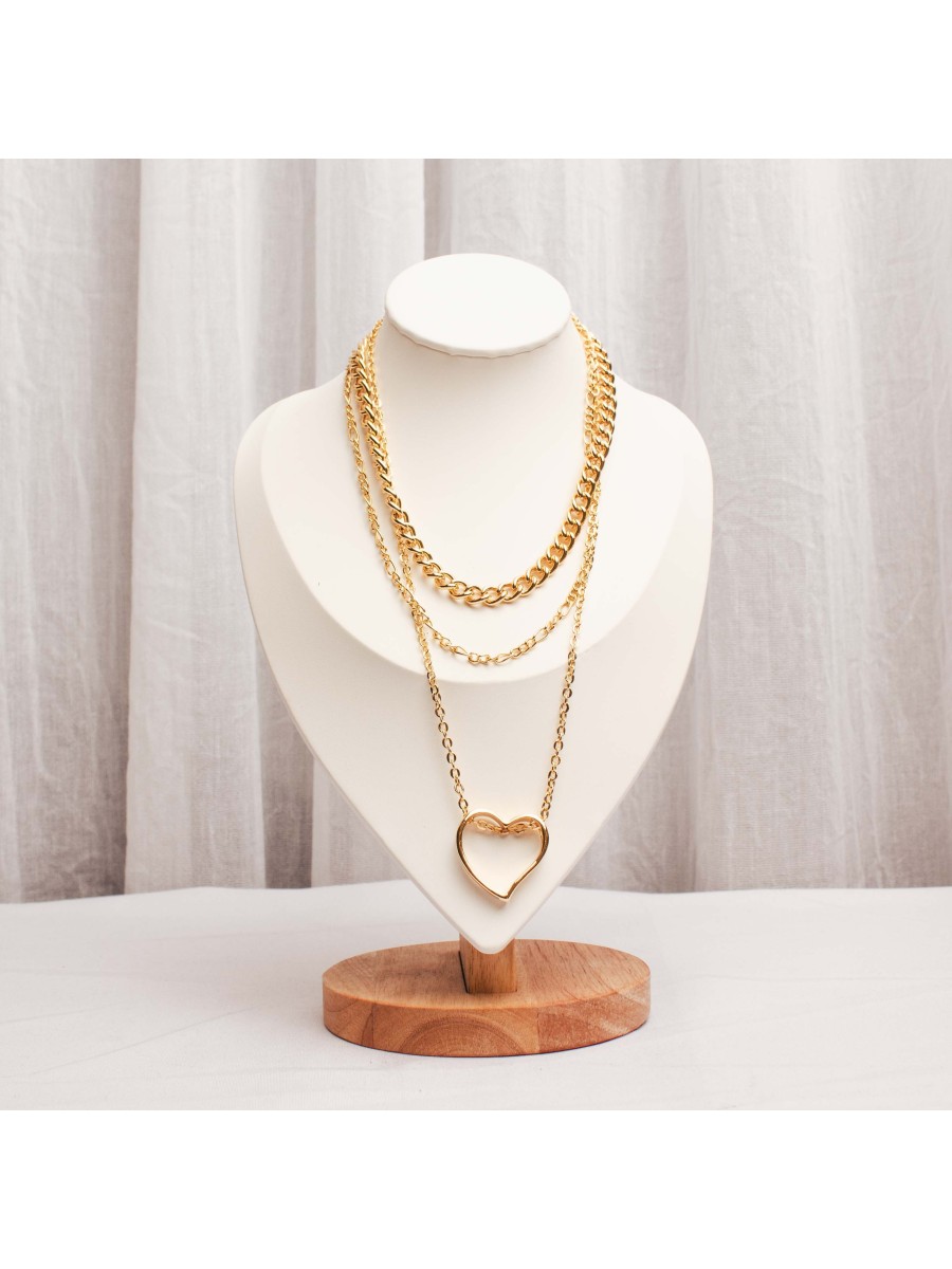 Collar Multicadena Dorado SK714-COR
