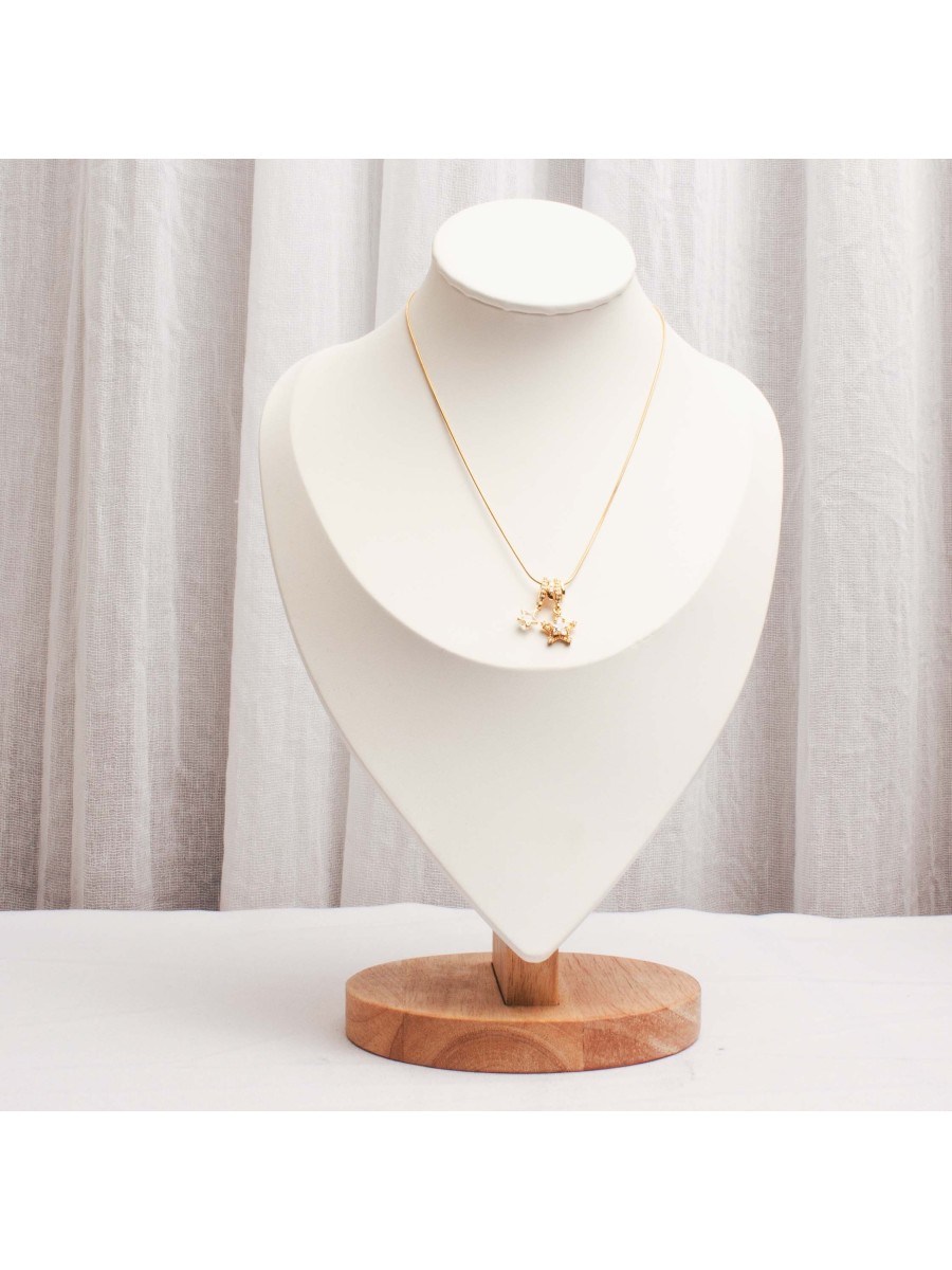 Collar Acero Dorado SK72-AOR-09-45CM