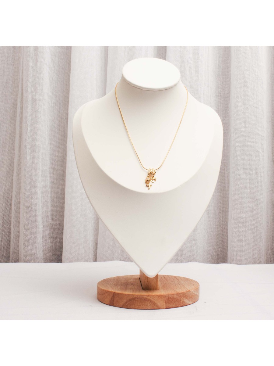 Collar Acero Dorado SK72-DOR-09-45CM