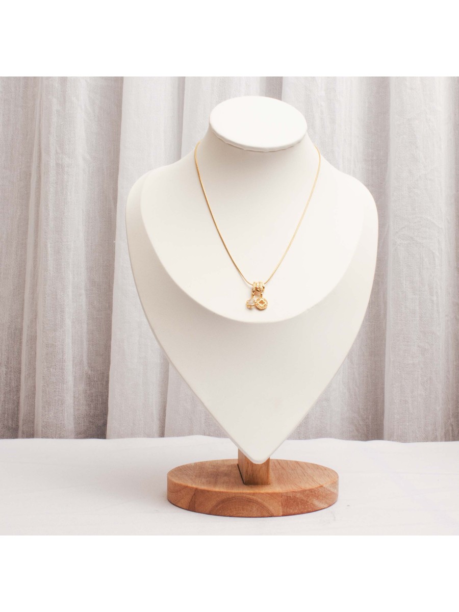 Collar Acero Dorado SK72-GOR-09-45CM