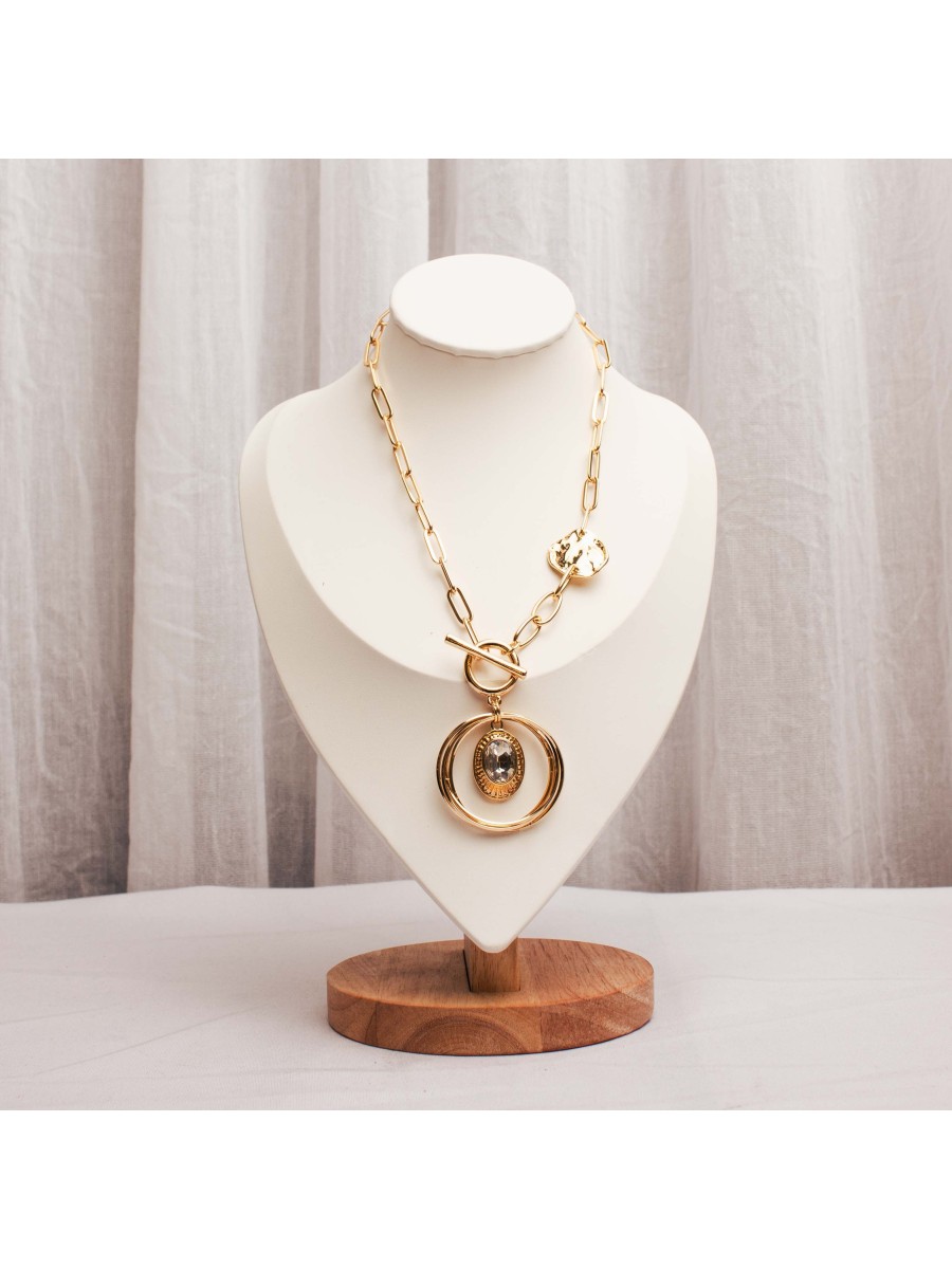 Collar Multicadena Dorado SK721-AOR
