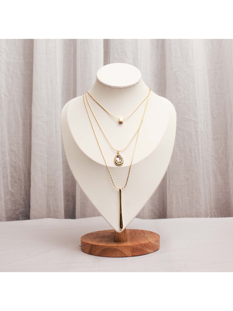 Collar Multicadena Dorado SK726-AOR