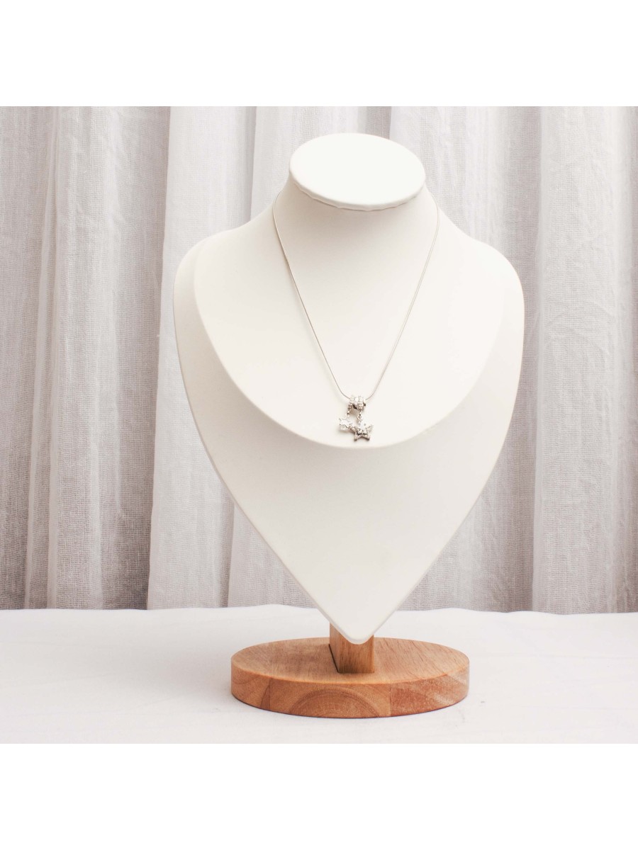 Collar Acero Plateado SK73-AAC-09-45CM