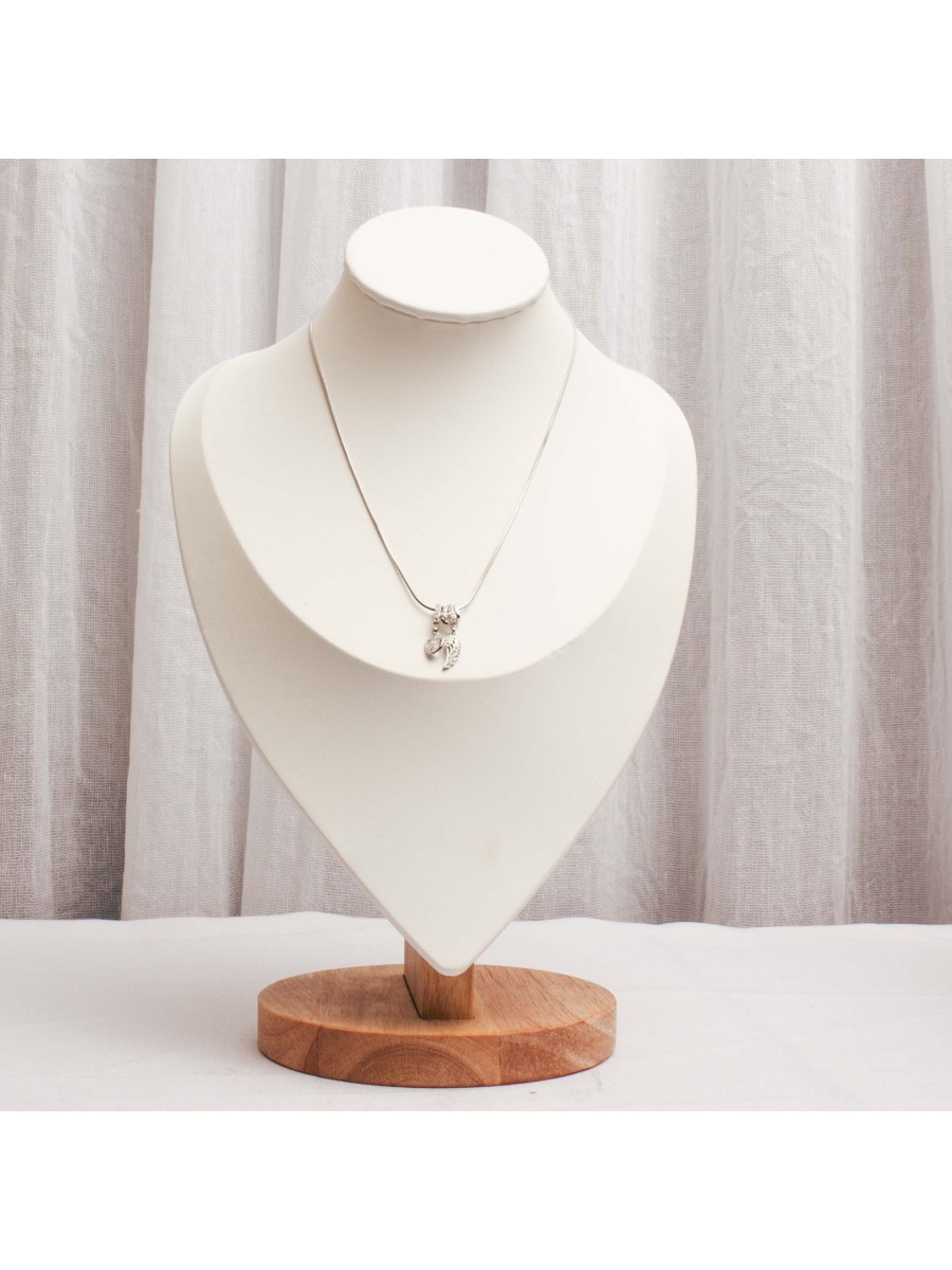 Collar Acero Plateado SK73-BAC-09-45CM