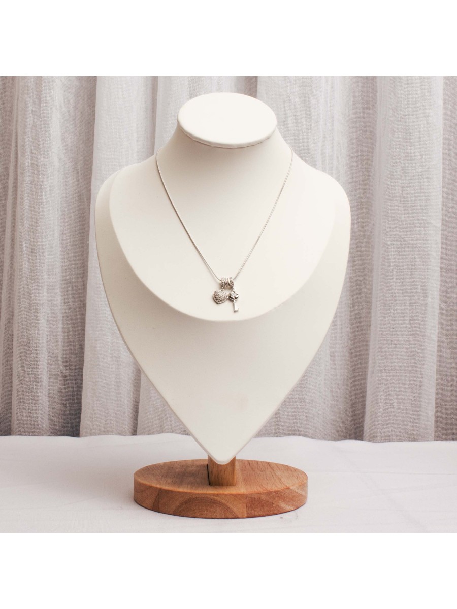 Collar Acero Plateado SK73-CAC-09-45CM