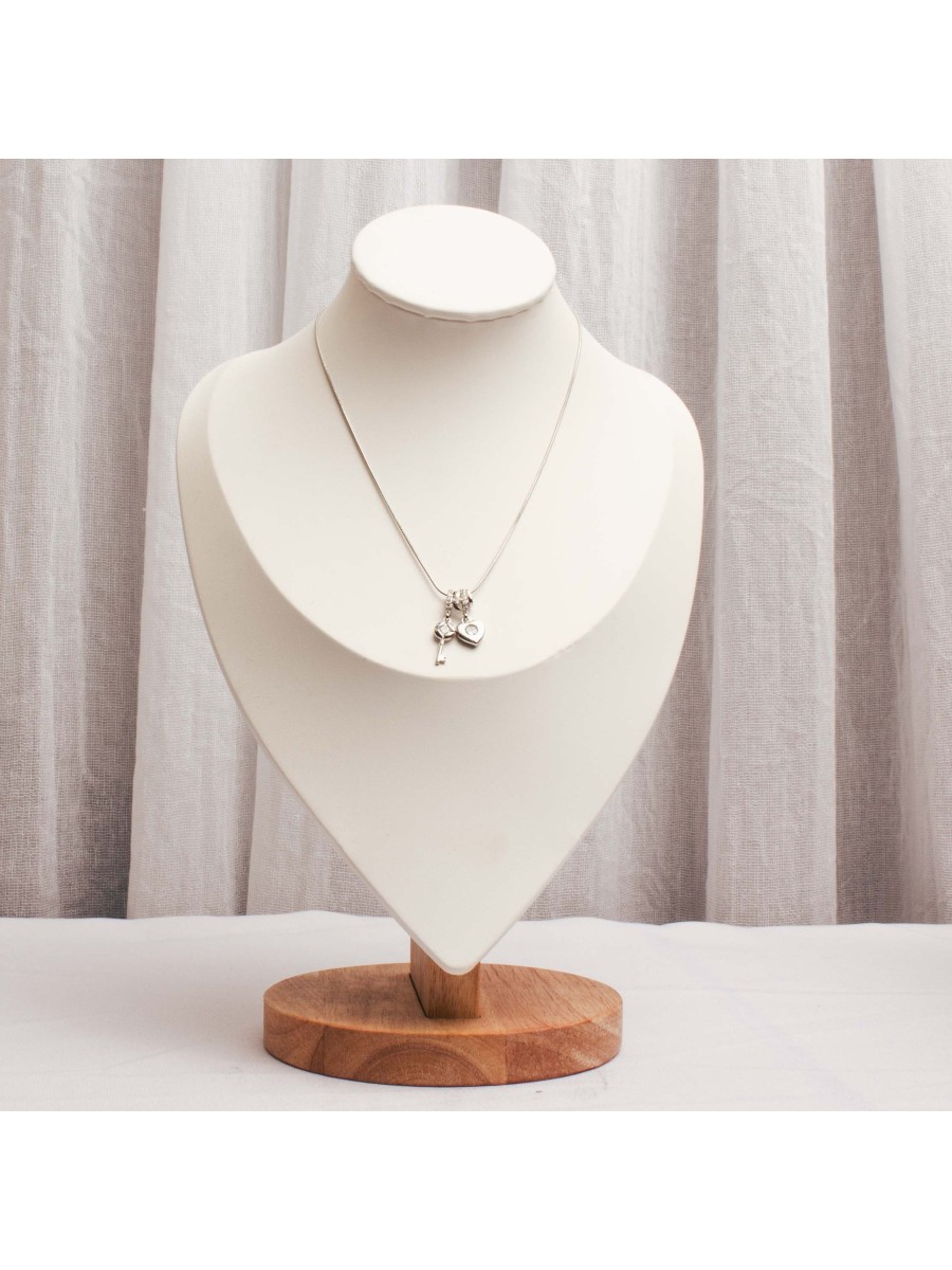 Collar Acero Plateado SK73-FAC-09-45CM