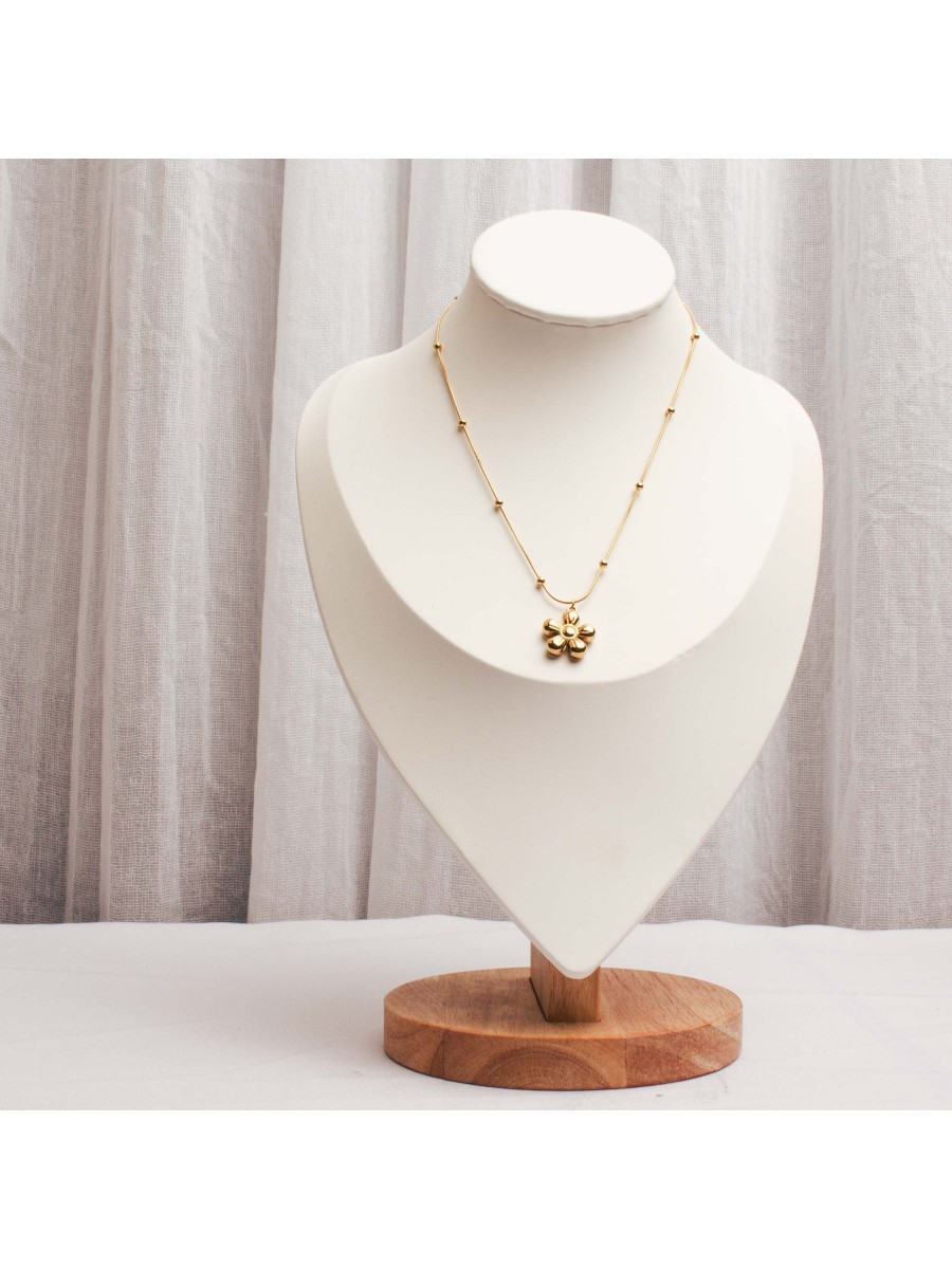 Collar Acero Dorado SK75-AOR-09-45CM