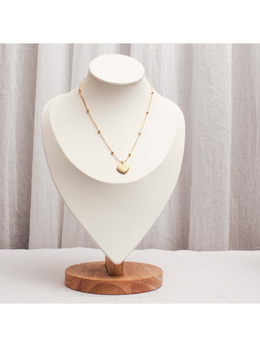 Collar Acero Dorado SK75-COR-09-45CM