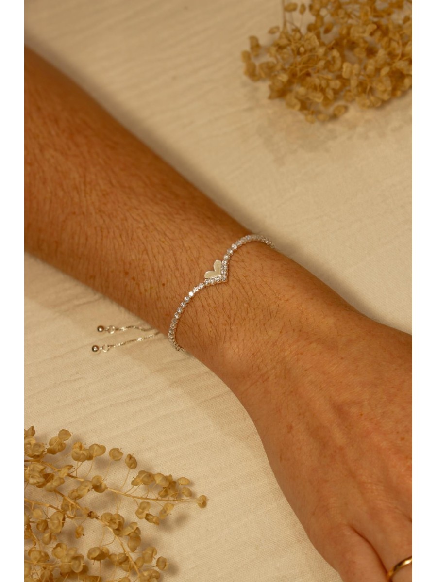 Pulsera Bronce Blanco SK2171-MPL