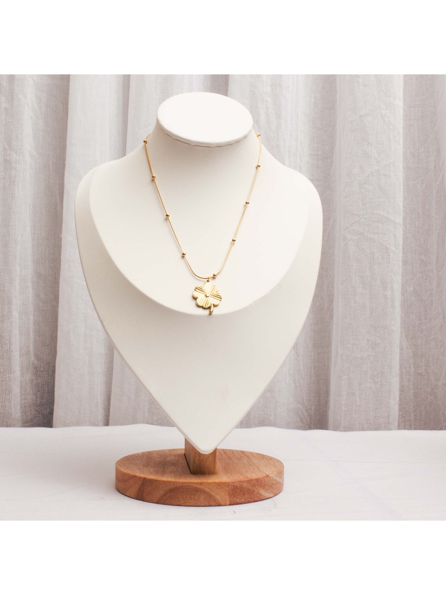 Collar Acero Dorado SK75-JOR-09-45CM