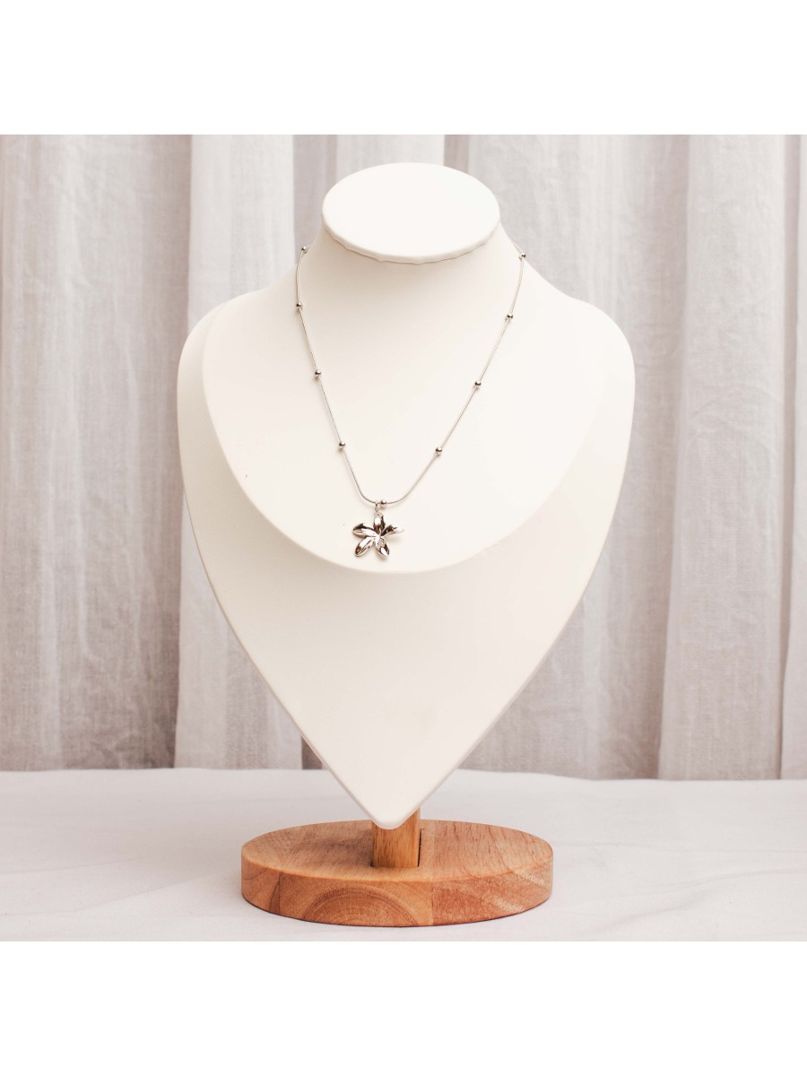 Collar Acero Plateado SK76-GAC-09-45CM