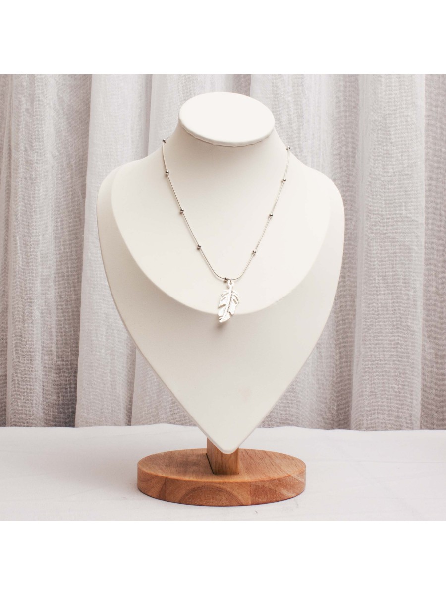 Collar Acero Plateado SK76-HAC-09-45CM
