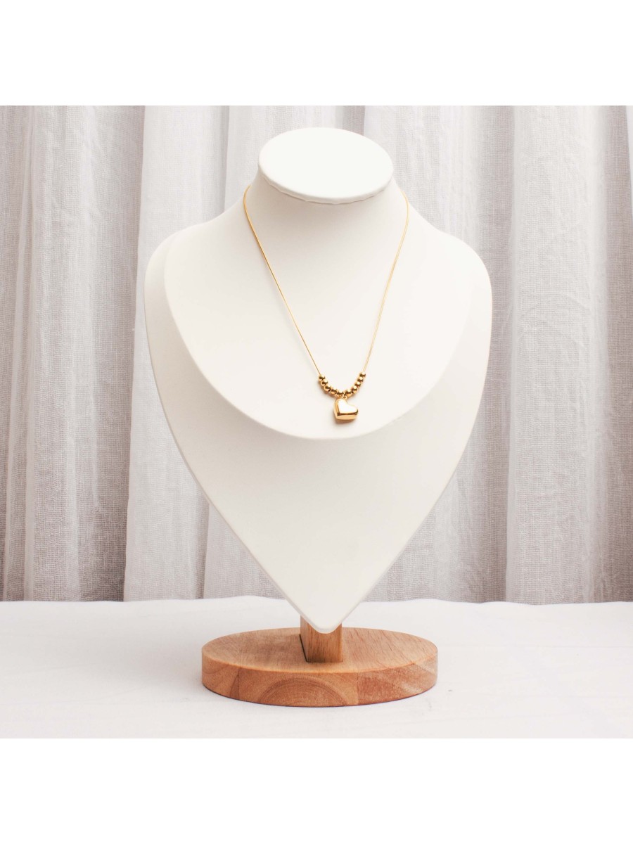 Collar Acero Dorado SK8417-OR-09-45CM