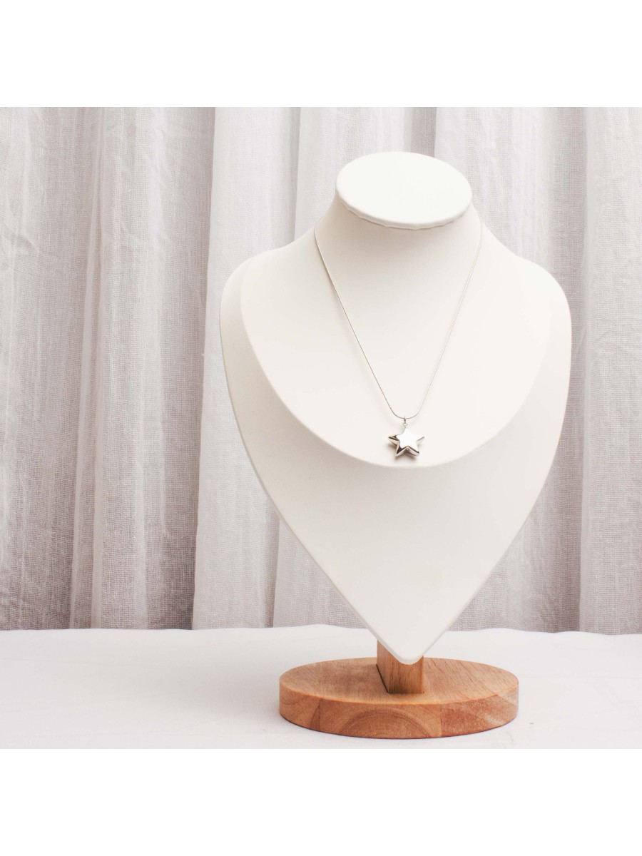 Collar Acero Plateado SK887-AC-09-45CM
