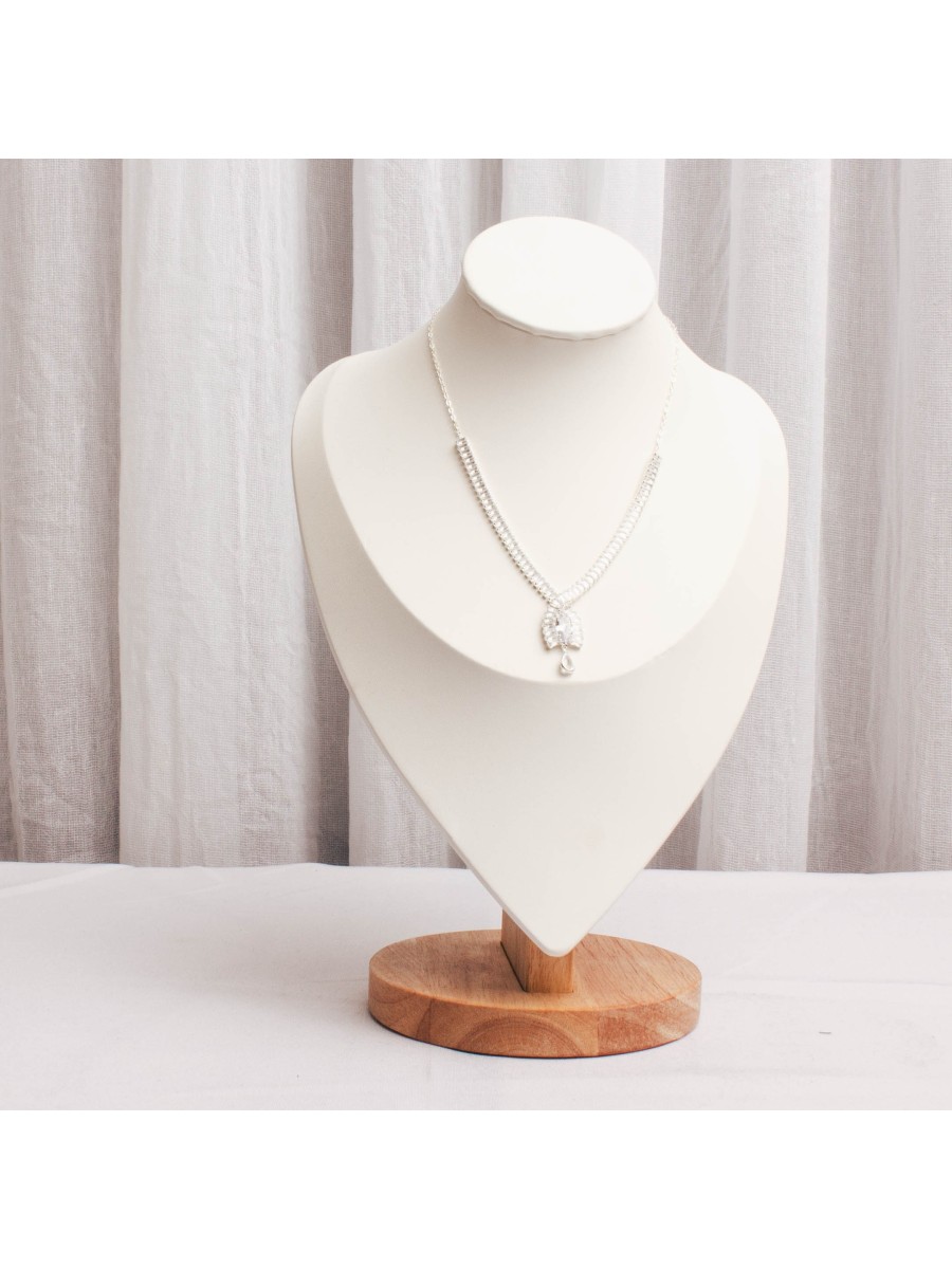Collar Corbatero Blanco SK164-PL