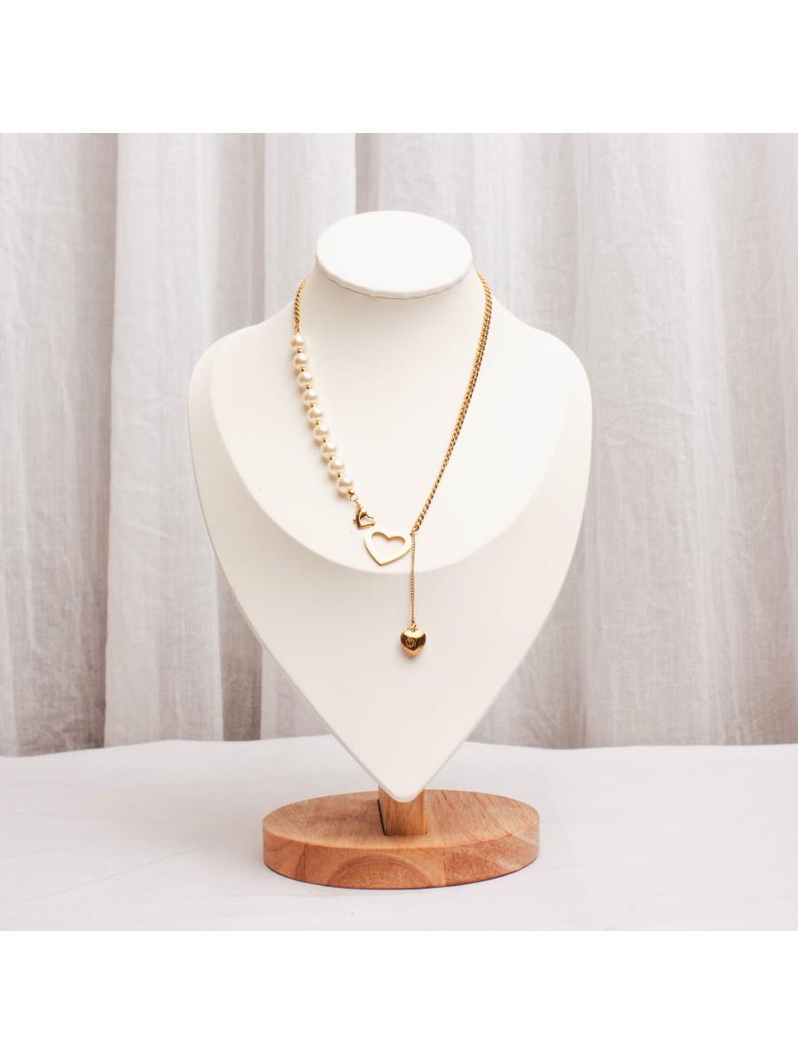 Collar Acero Dorado SK306-COR