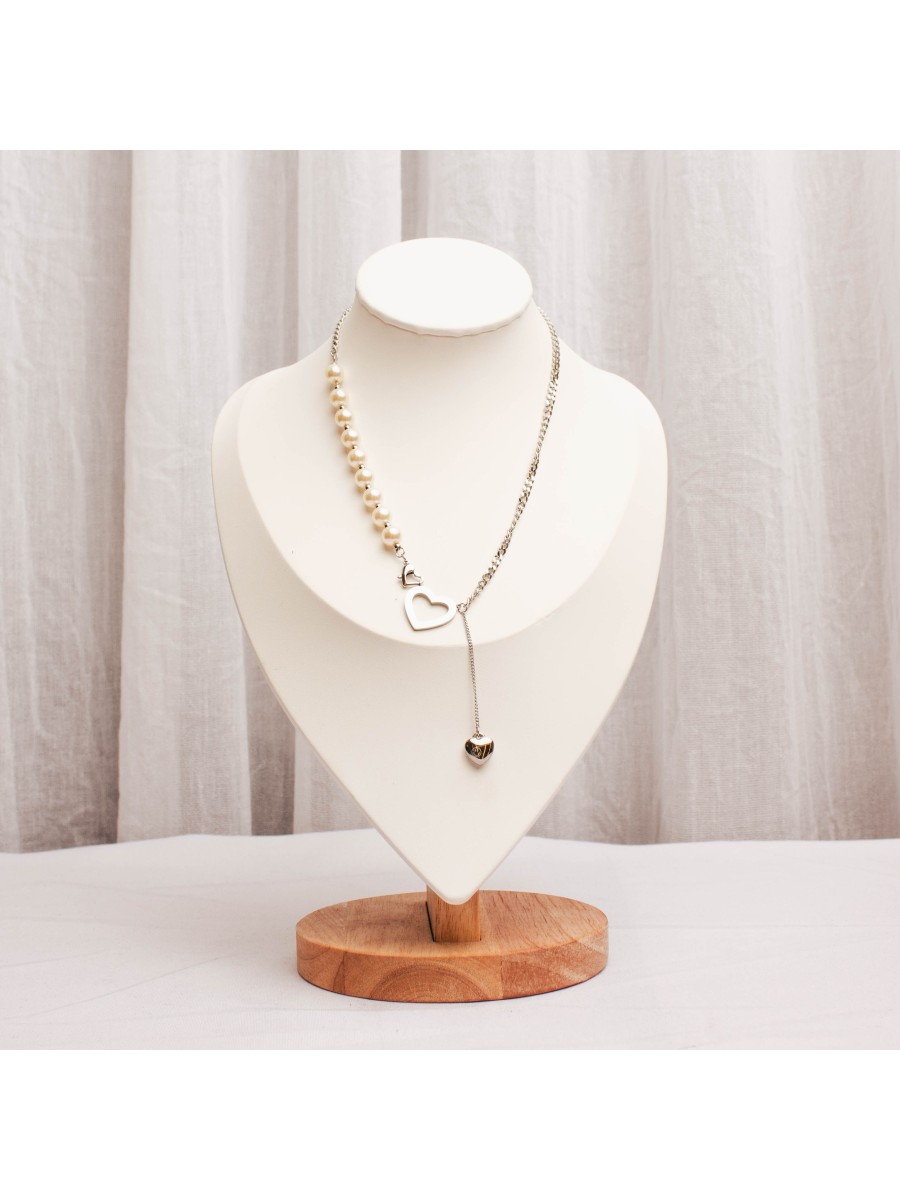 Collar Acero Plateado SK307-CAC