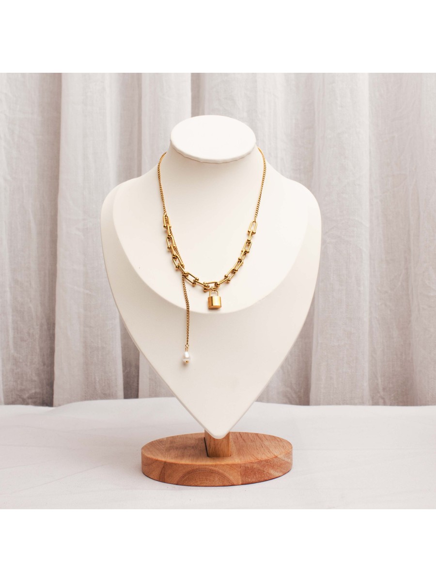 Collar Multicadena Dorado SK318-COR