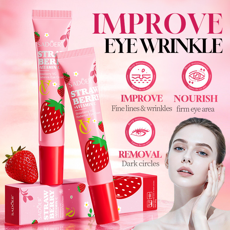 CREMA PARA OJOS CON VITAMINA C Y FRUTILLA 20G · Cód. 782152