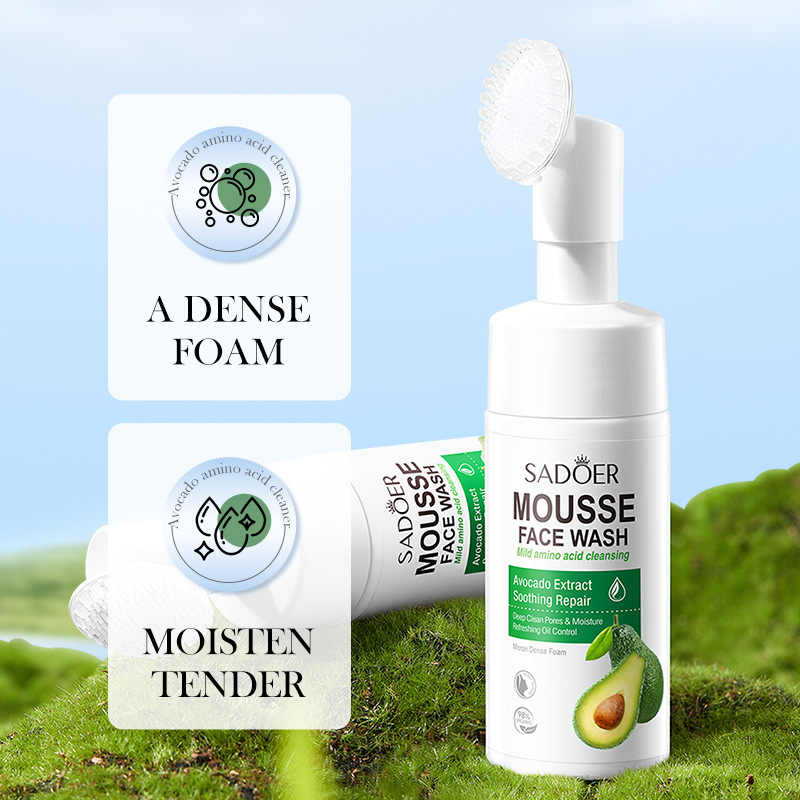 MOUSSE LIMPIADORA FACIAL CON PALTA Y AMINOACIDOS 120ML · Cód. 705274