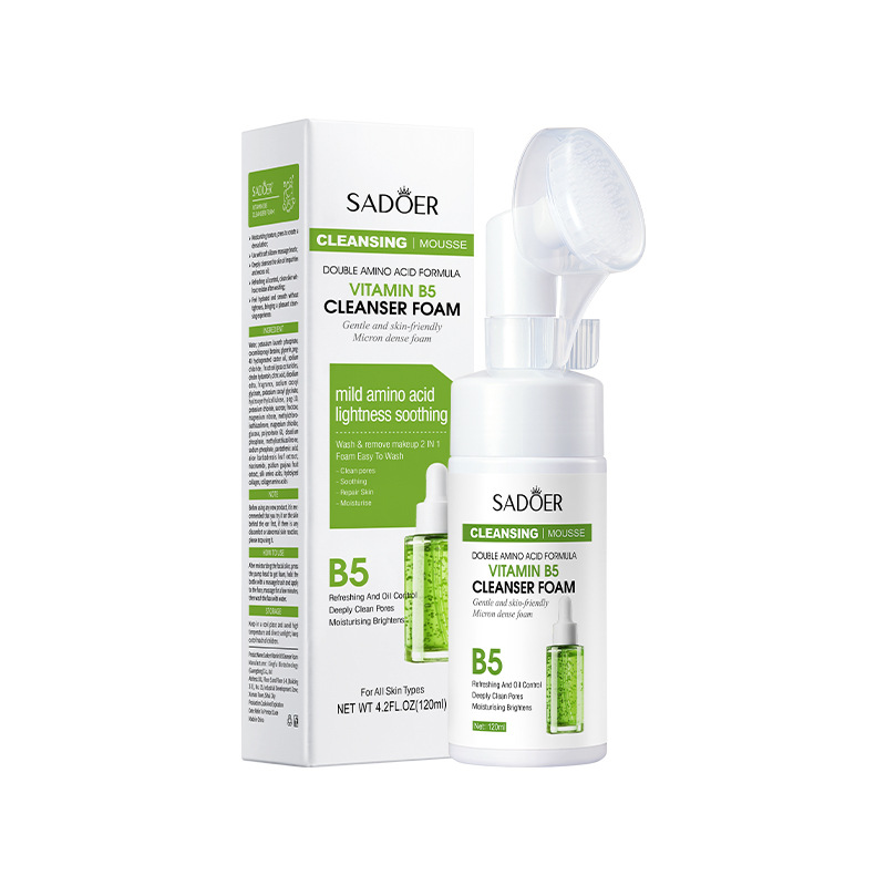 MOUSSE LIMPIADORA FACIAL CON VITAMINA B5 Y AMINOACIDOS 120ML · Cód. 708053