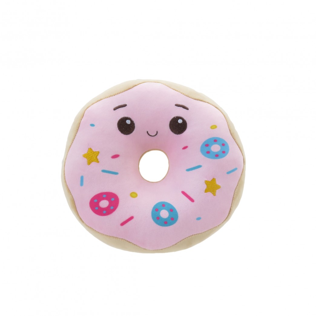 68127S-PELUCHE FORMA DE ALIMENTOS 10″ DONA ROSA