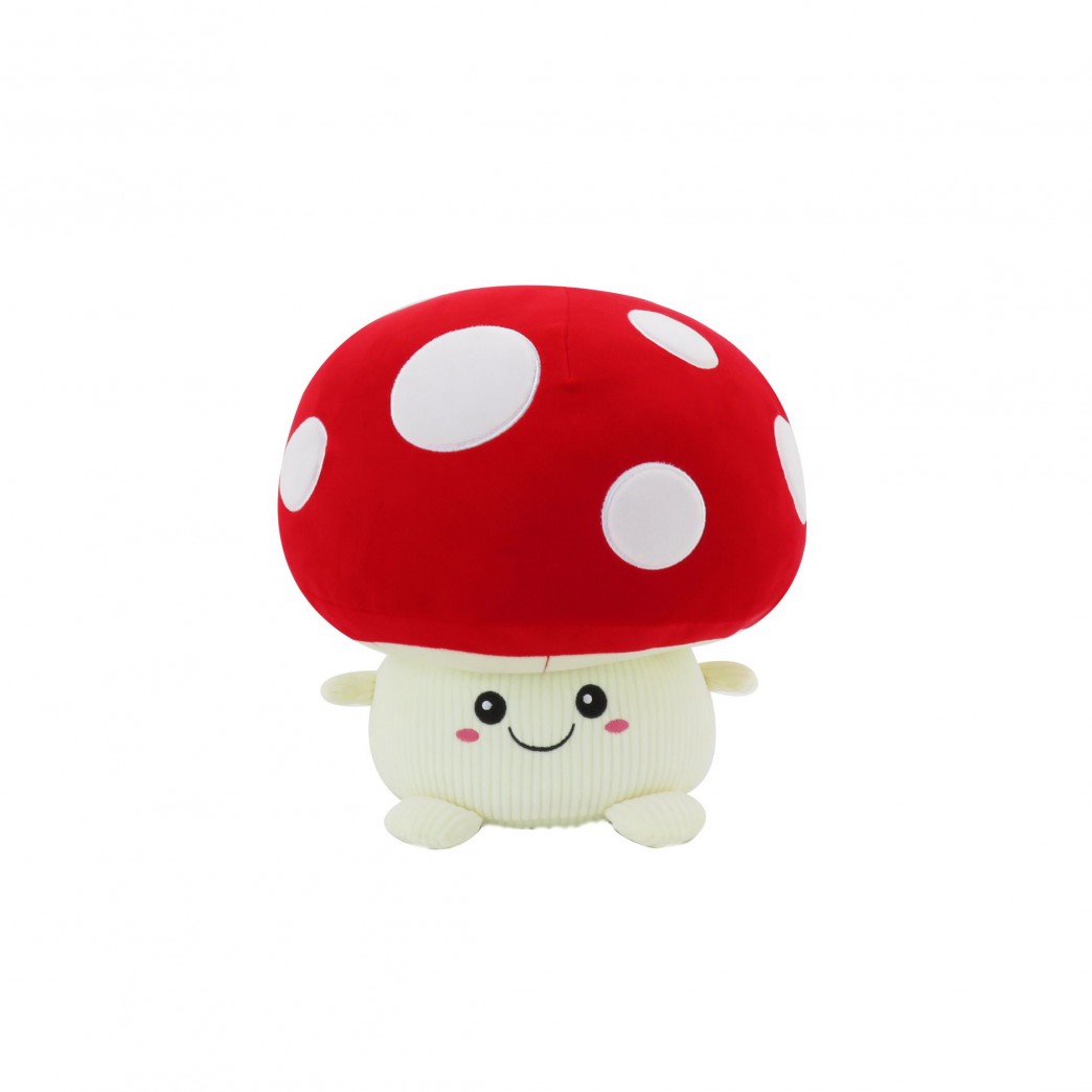 68127S-PELUCHE FORMA 12″HONGO ROJO