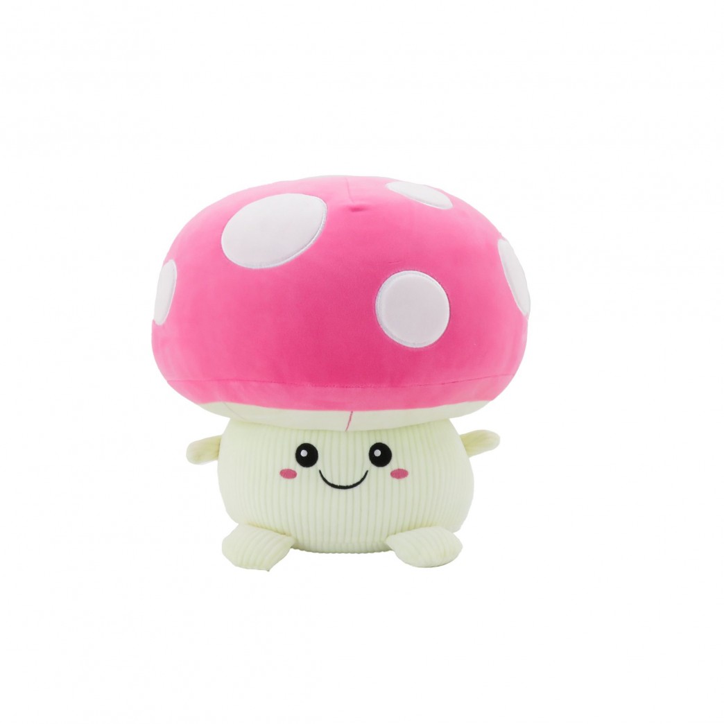 68127S-PELUCHE FORMA 12″HONGO ROSA