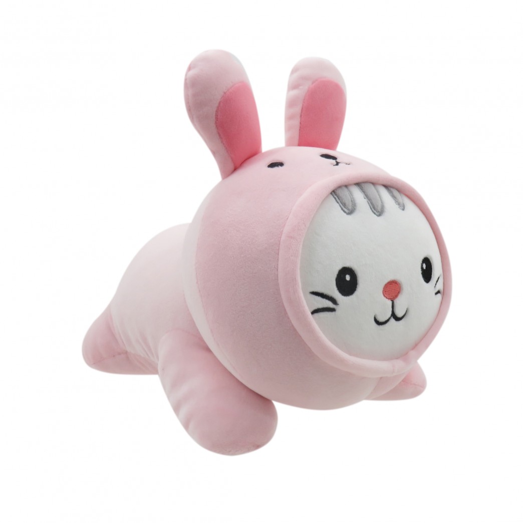 830871AB-ANIMALS 10″ CONEJO ROSA