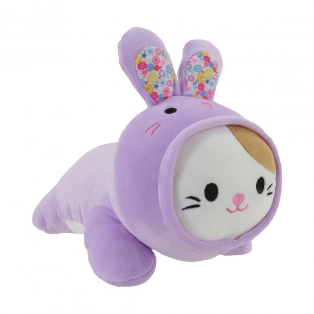 830871AF-ANIMALS 10" CONEJO VIOLETA