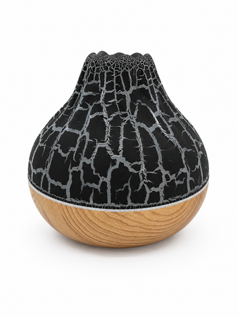 HUMIFICADOR FORMA VOLCAN BASE MADERA