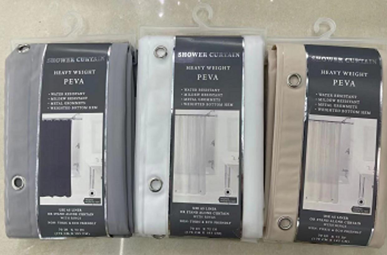 CORTINA BAÑO LISO