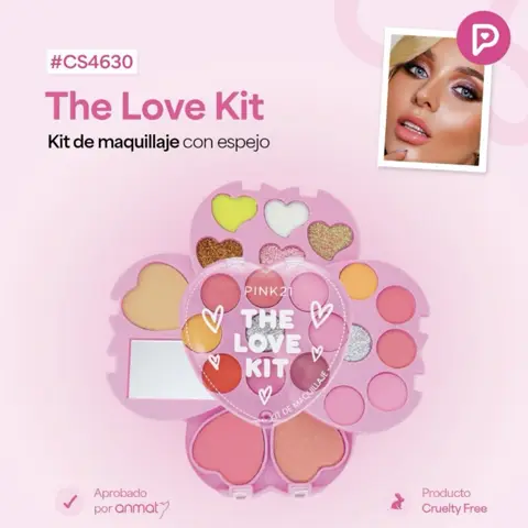 PINK 21 SOMBRA & RUBOR & POLVO & GLITTER CS4630