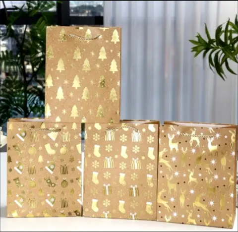 AA1950 BOLSA DE REGALO NAVIDAD MEDIANO