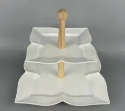 AA2696 PLATO CERAMICA BLANCO 2 PISOS