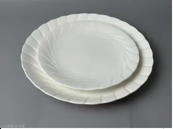AA2700 PLATO CERAMICA BLANCO