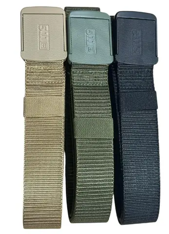 GM-CIN043 Cinto de hombre tela (metal)