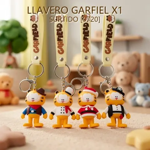 LLAVERO GARFIEL X1 SURTIDO [0720]