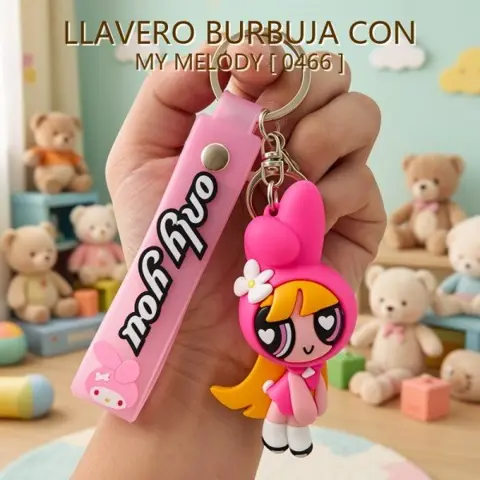 LLAVERO BURBUJA CON MY MELODY [ 0466 ]