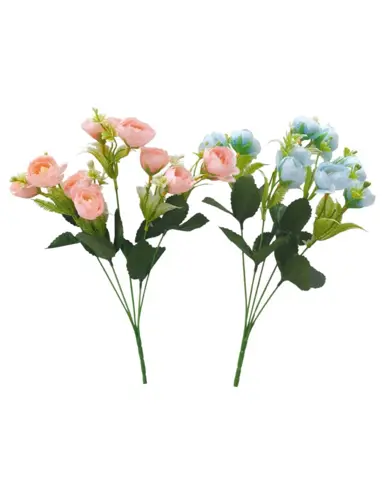 Ramo Flor Camelia Artif Viene 10 Flores 33cm Deco/evento