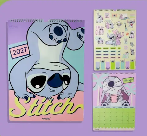 CALENDARIO 2027 MOOVI 30X40 STITCH 028779