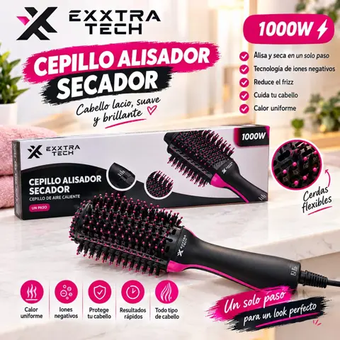 CEPILLO ALISADOR SECADOR EXTRA TECH