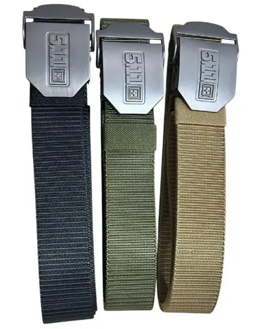 GM-CIN042 Cinto de hombre tela (metal)
