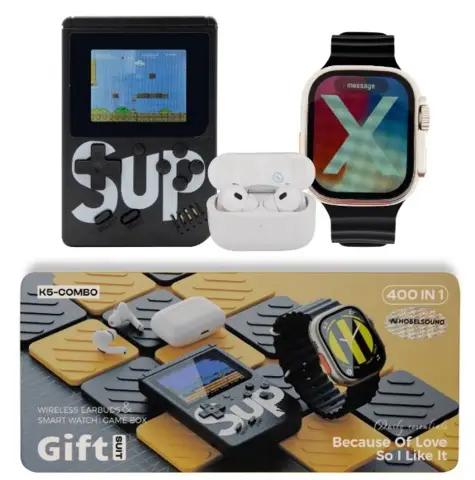 COMBO RELOJ SMART+CONSOLA+AURICULAR