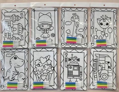 AA2400 ROMPECABEZAS DE PORTA FOTO PARA COLOREAR