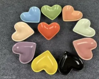 AA2689 SALSERA CERAMICA FORMA DE CORAZON