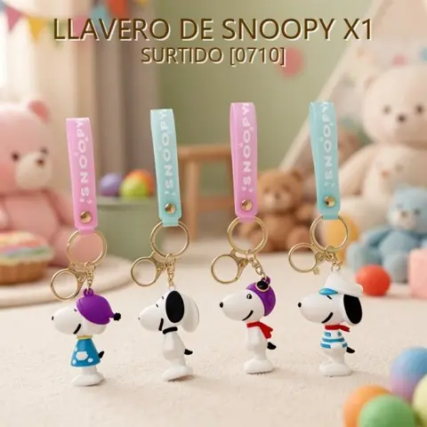 LLAVERO DE SNOOPY X1 SURTIDO [0710]