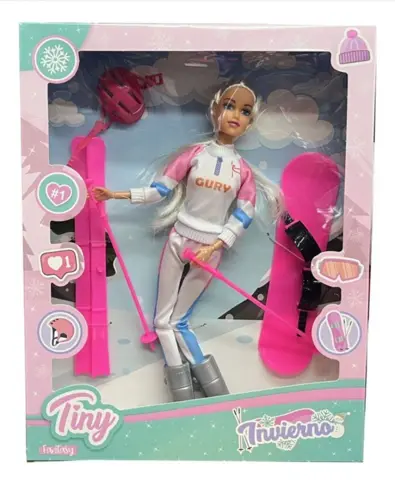 MUNECAS TINY SKYS INVIERNO 33X26CM 240351